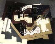 Guitar and clarinet, Juan Gris